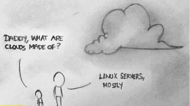 The cloud is made of Linux